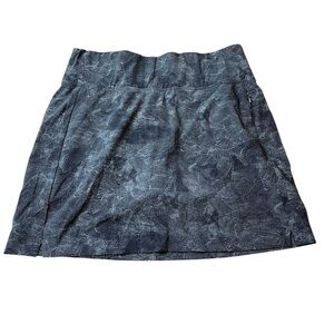 Cloudveil Performance Athletic Skort Grey Abstract Print Size Small